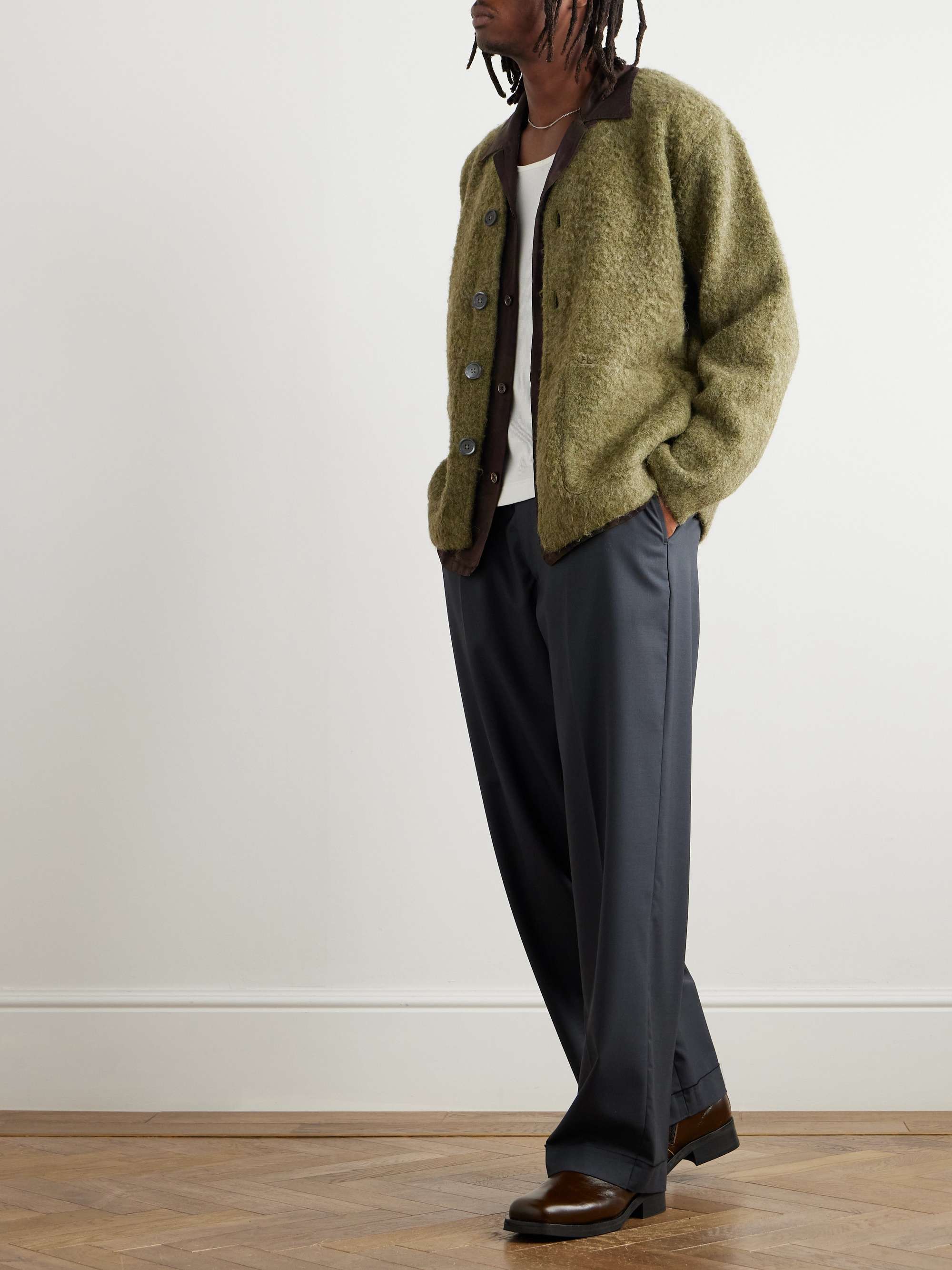 Our Legacy Brushed-Knit Cardigan - Detail 2