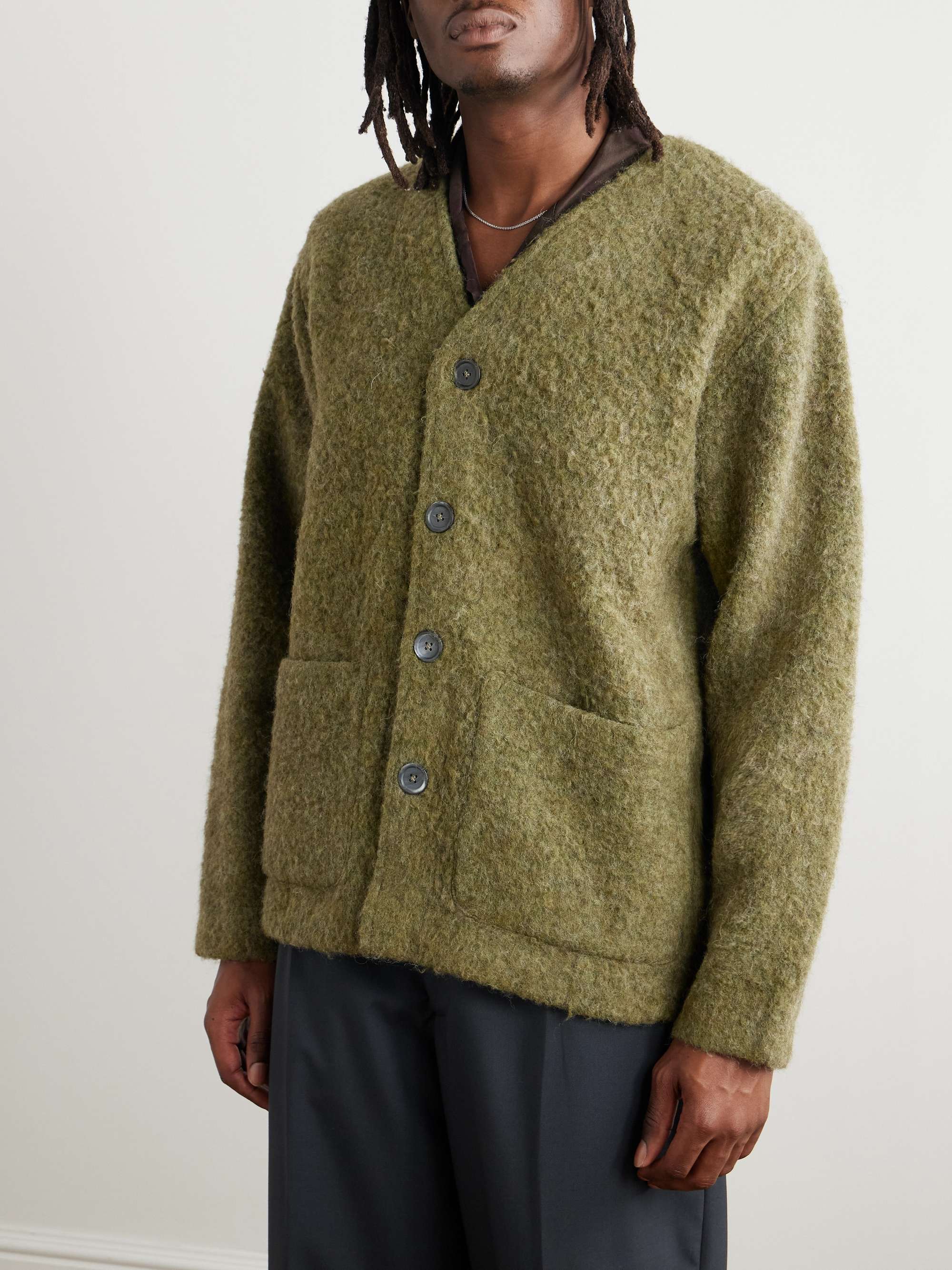 Our Legacy Brushed-Knit Cardigan - Detail 3